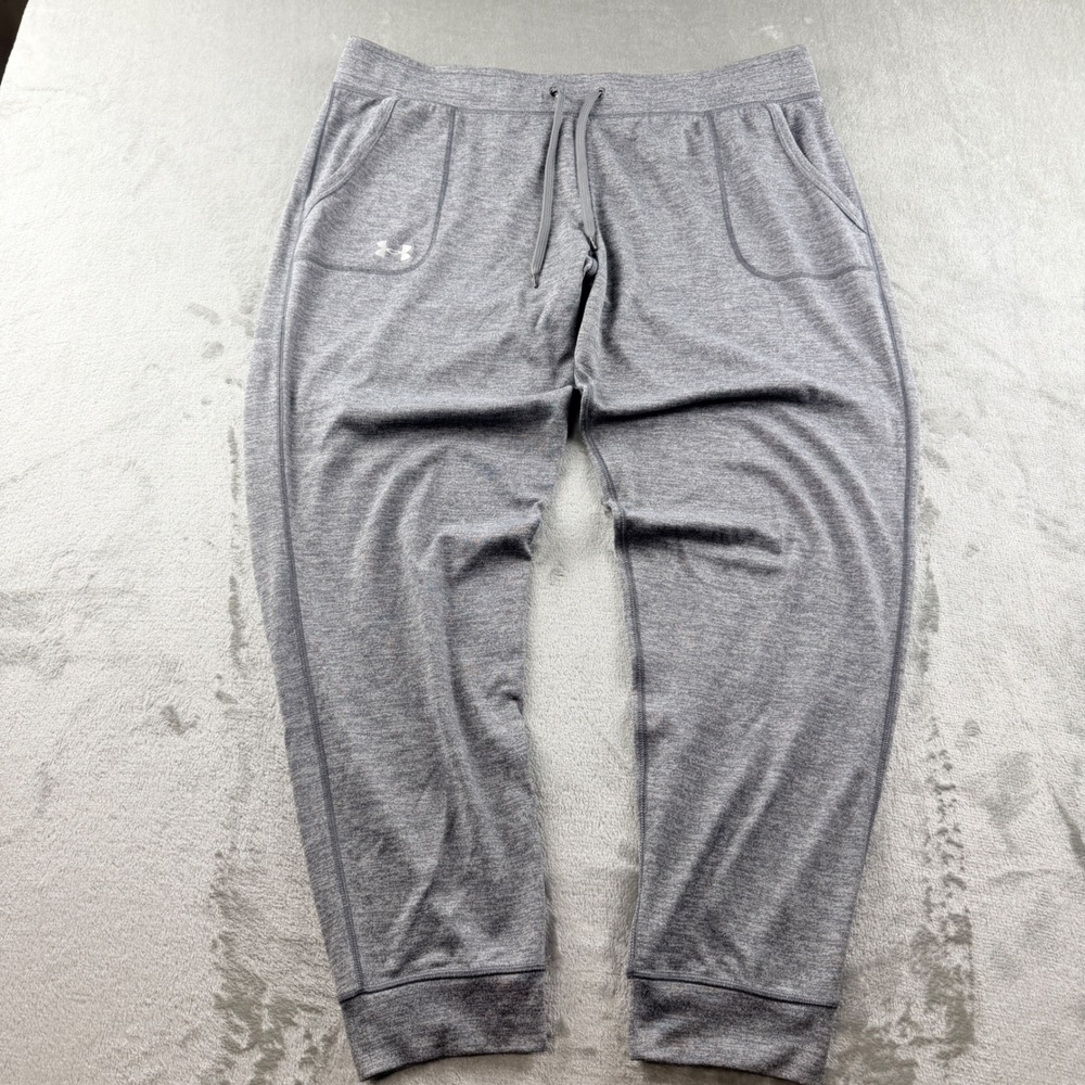 Under Armour Men's XL Gray Heather Jogger Sweatpants Activewear Training Pants